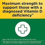 Nature Made Vitamin D3 60 softgels bottle side view
