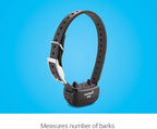 Close up of the adjustable strap on Garmin BarkLimiter Deluxe
