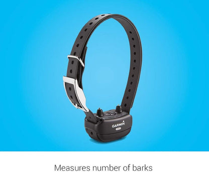 Close up of the adjustable strap on Garmin BarkLimiter Deluxe