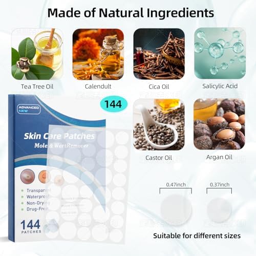KUNJAYER skin care patches showing deep penetration technology for warts.