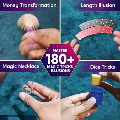 Klever Kits magic kit props including wand and illusion cards