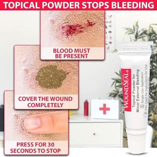 WoundSeal single use tubes showing easy pour applicator for minor cuts
