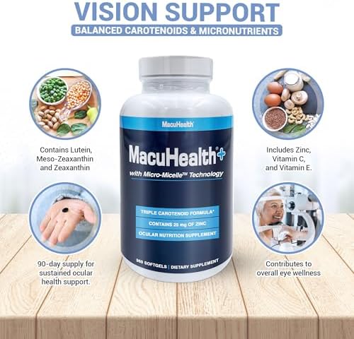 Macuhealth Plus triple carotenoid eye supplement lifestyle view