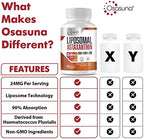 Osasuna Liposomal Astaxanthin softgels closeup