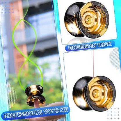 MAGICYOYO yoyo storage case and accessory kit contents