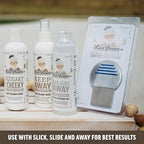 Lice Queen brand packaging for authentic USA imported lice treatment tool.