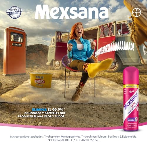 Imported foot deodorant spray for moisture and odor control.