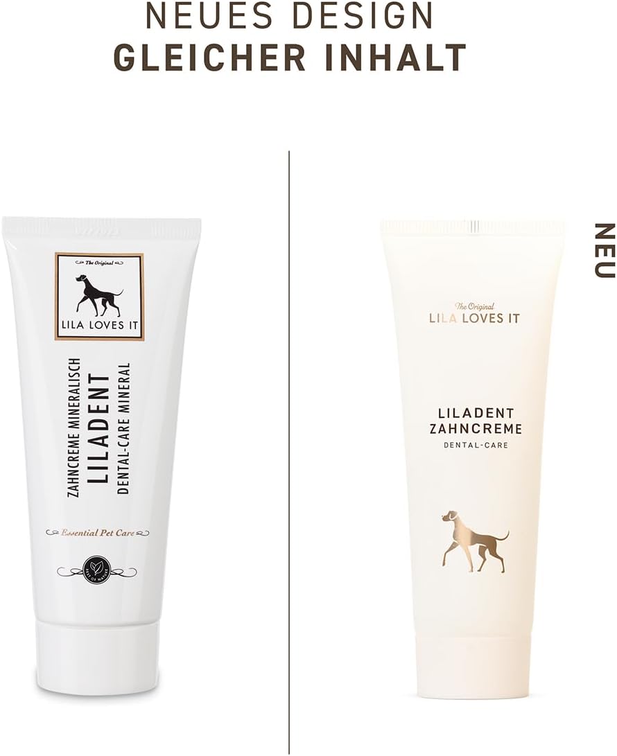Natural dental care toothpaste for dogs branding