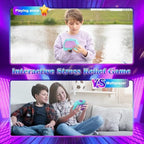 AOTIBO quick push handheld puzzle console packaged carefully inside its colorful retail gift box.