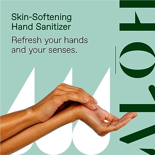 ALŌH Sanitizing Hand Gel 2-pack | Peppermint Eucalyptus + Aloe | 70% Alcohol Hydrating Hand Sanitizer Gel with Essential Oil, for Kids & Adults | 8oz Bottle (Set of 2) - Image 4