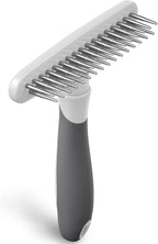 DOGI Deshedding Brush - Undercoat Rake for Dogs, Cats, Matted, Short, Long Hair Coats - Double Row Stainless Steel Pins - Reduce Shedding by 90% (Blue) - Image 10