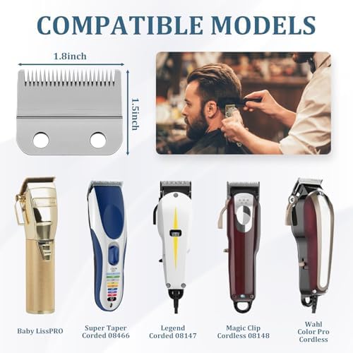 CR8GR8 premium fade guards showing the heavy duty metal clips designed for secure attachment to hair clippers