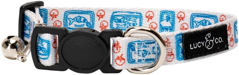 Authentic Lucy and Co breakaway collar packaging showing premium product materials