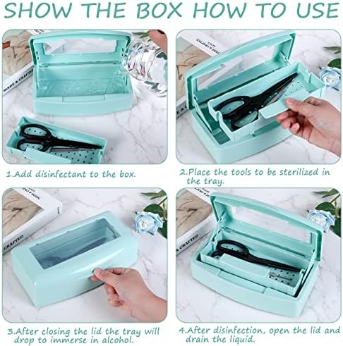 Gusnilo light green sterilizer box for professional beauty tools