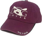 Sage green Dog Is Good baseball cap worn by model
