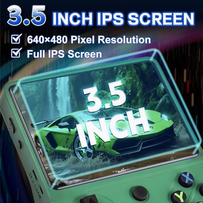 Side profile of Rhesusco RG36PRO portable game console