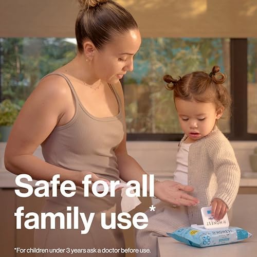 Honest Company antibacterial wipes with 65 percent alcohol for germ protection
