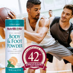 Three pack of Odor-Eaters foot and shoe powder for sweat absorption