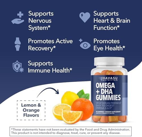 Havasu Nutrition 60 count omega chewables lifestyle presentation