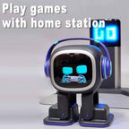 Emopet AI Robot interacting with user hand