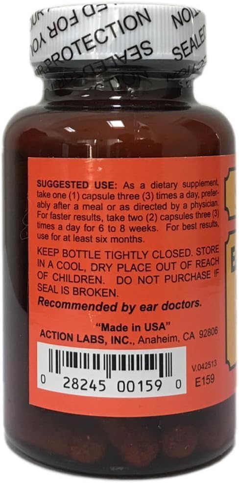 USA imported ear health supplement for vertigo and inner ear balance