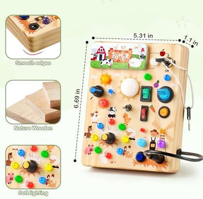 Premium quality wooden build showing smooth rounded safety edges of the Sanlebi board.