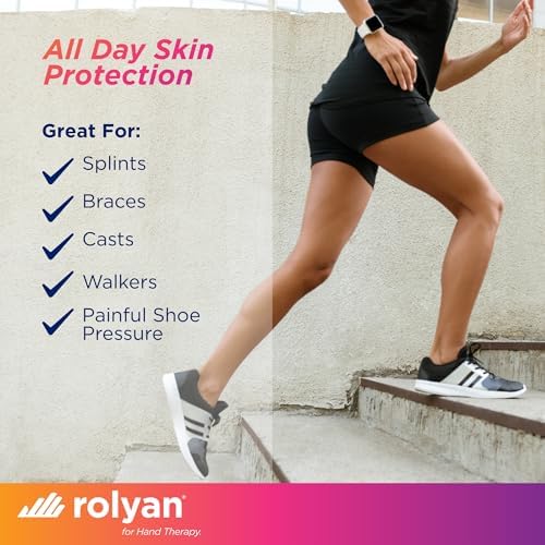 Rolyan medical grade adhesive padding for sensitive skin under braces.