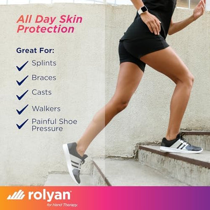 Rolyan medical grade adhesive padding for sensitive skin under braces.