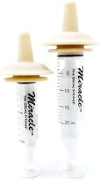 Miracle Nipple packaging displaying the premium latex free natural rubber pet nursing nurser set.
