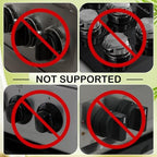 Esenharber Stove Knob Safety Covers dual-key press mechanism