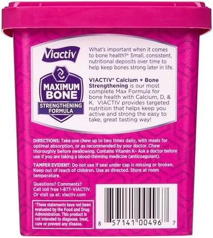 Viactiv imported USA calcium chews container