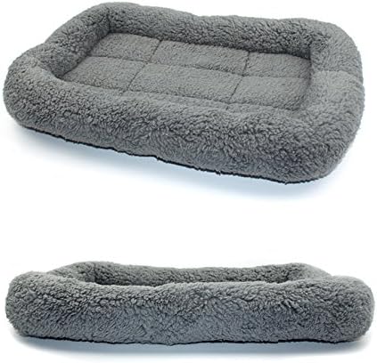 Enjoying Cat Mat Bed 10" x 15" Pet Bed with Pillow Around for Puppy Kitten Curled Sleeping Beds for Carrier/Crate Small Dog Cushion, Anti Skid Bottom, Small - Image 3