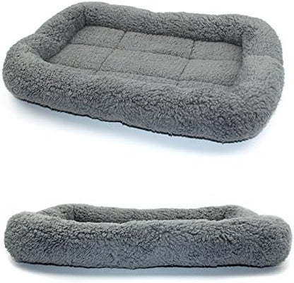 Enjoying Cat Mat Bed 10" x 15" Pet Bed with Pillow Around for Puppy Kitten Curled Sleeping Beds for Carrier/Crate Small Dog Cushion, Anti Skid Bottom, Small - Image 3