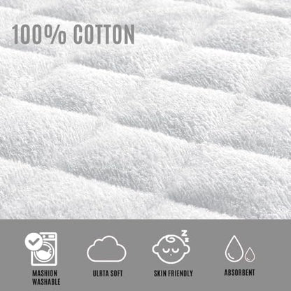Peanut shaped baby changing pad with white liner