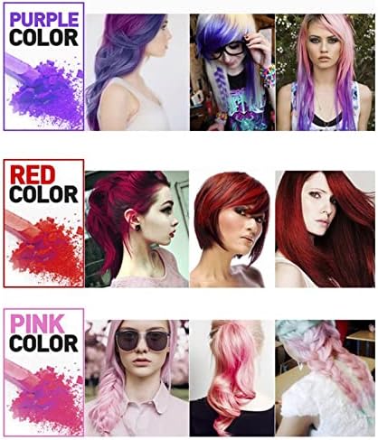 Joyeee hair chalk set for adults and kids styling