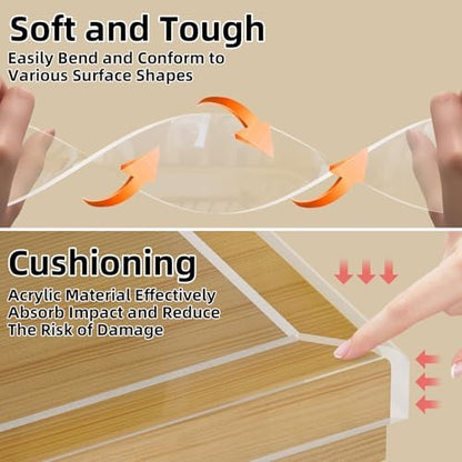 Childproof furniture corner guard for baby safety