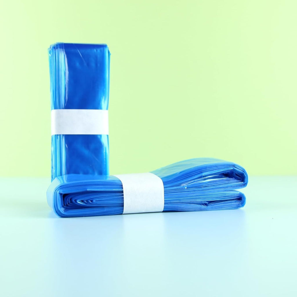 Close up view of the seven layer odor barrier cat waste film roll