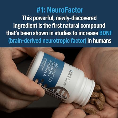 Close up of Advanced Bionutritionals brain health product packaging for focus and memory support