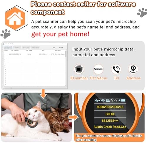 Side profile of Symcode pet chip reader device