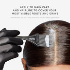 Close up of Madison Reed root perfection kit branding and features