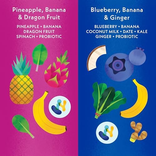 Back nutrition facts panel of Once Upon a Farm organic baby food pouch showing zero added sugar