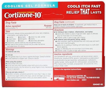 Travel-friendly 1 Ounce tubes of Cortizone-10 for outdoor skin protection.