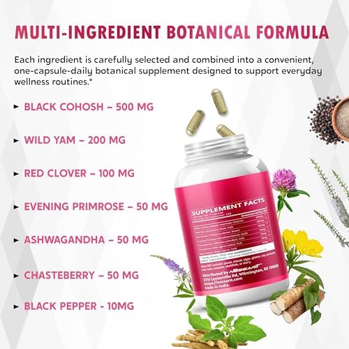 Close up of Nessarit herbal supplement branding and dosage