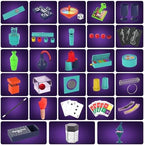 Detailed view of the magic set instructional manual