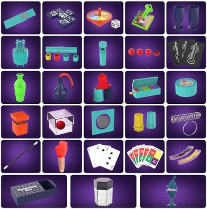 Detailed view of the magic set instructional manual