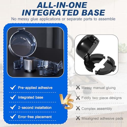 Adhesive base detail for Beature stove knob protector