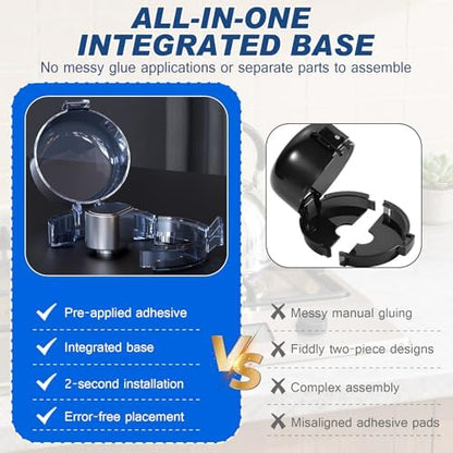 Adhesive base detail for Beature stove knob protector