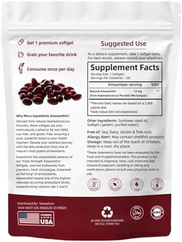 Rulviou wellness antioxidant softgels package layout
