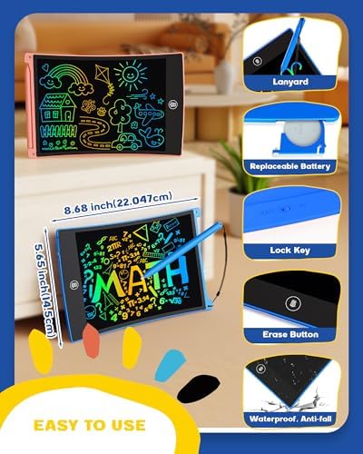 Child using Bravokids drawing pad for travel activities
