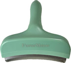 Pet Deshedding Tool with Curve Blade, Cat Grooming Brush, Tight V-shaped Teeth Shedding Comb for Cats and Dogs (Green, Small) - Image 10
